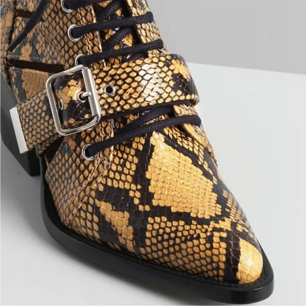 Chloe Rylee Python Print Medium Ankle
Boots - Picture 7 of 14